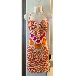 NWOT Mara Hoffman halter body con dress. Mint! Sz S